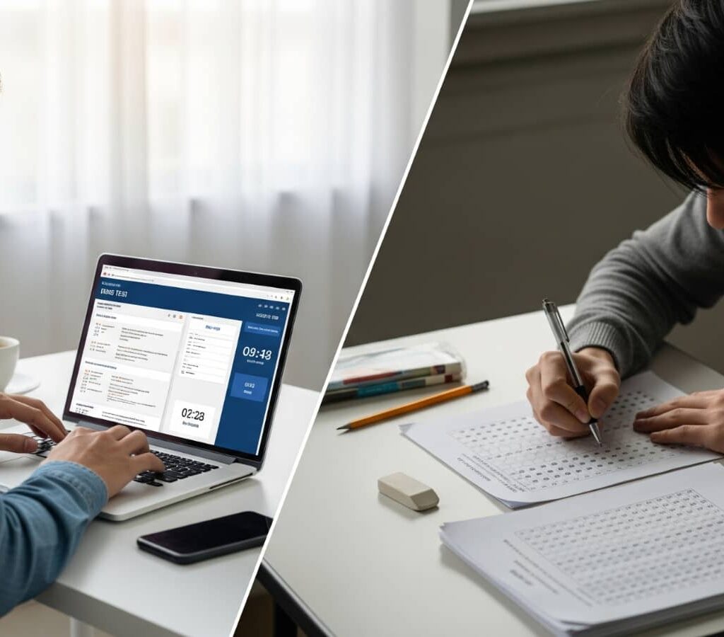 Tes TOEFL Online vs Offline Mana yang Lebih Baik untuk Anda Lembaga Bahasa LIABanner1 Tes TOEFL Online vs Offline: Mana yang Lebih Baik untuk Anda?