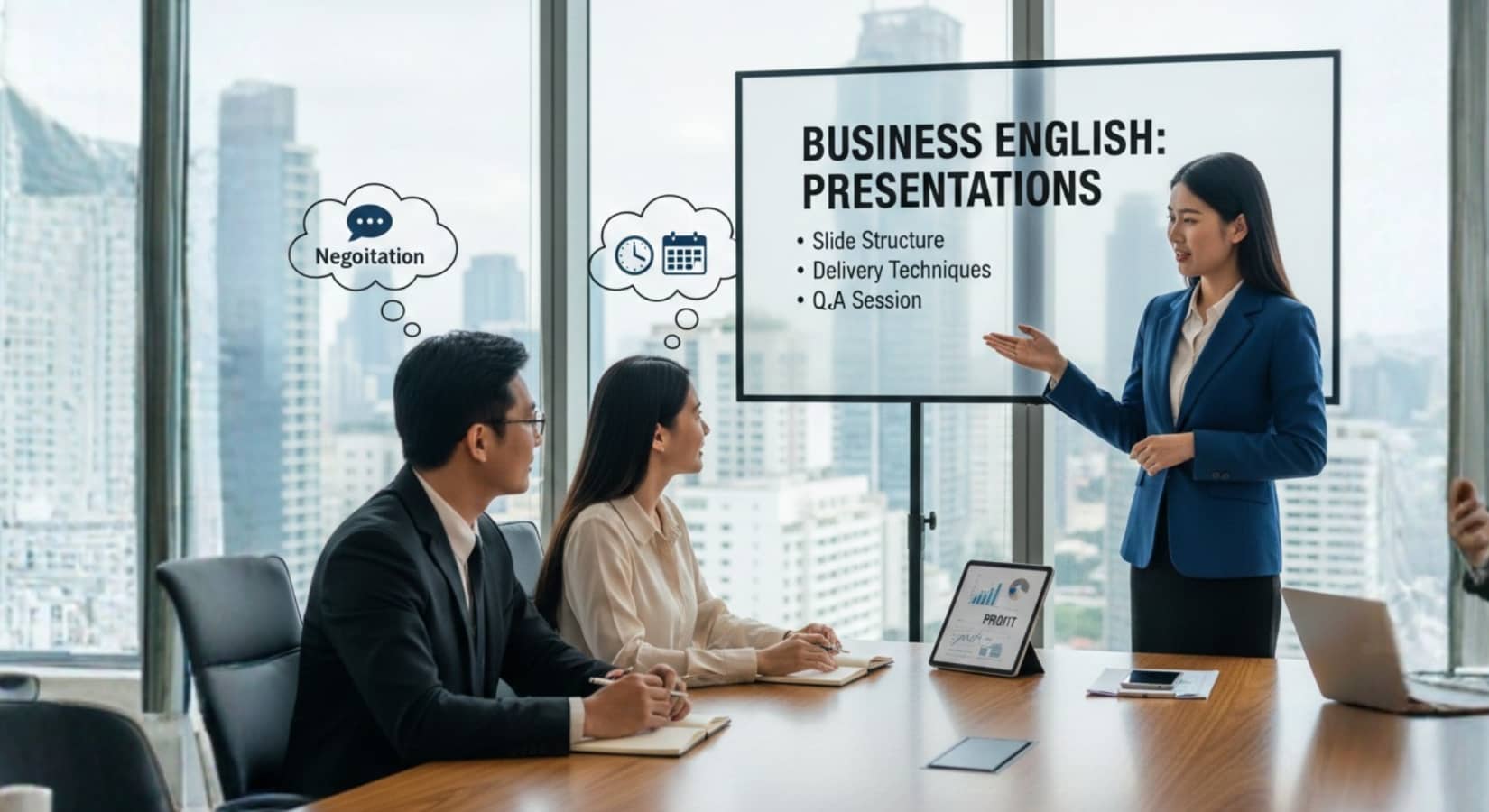 Materi Kursus Bahasa Inggris Bisnis: Presentasi, Meeting, dan Negosiasi