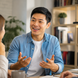 Build confidence in speaking English through conversation practice
