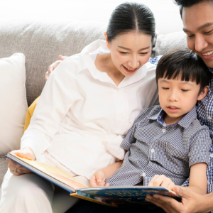Helping children love reading through shared reading time at home
